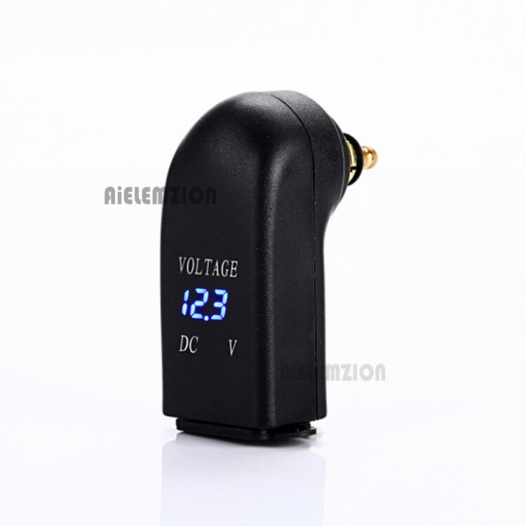 4,8 EIN Dual USB Motorrad Ladegerät für BMW Motorrad Ladegerät Für Hella Lärm Buchse Zu USB Adapter Voltmeter mit Usb ladegerät: Blau