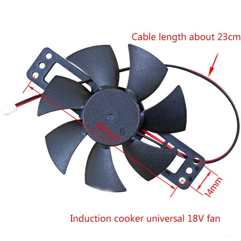 Small section induction cooker 85mm 18V cooling fan induction cooker fan