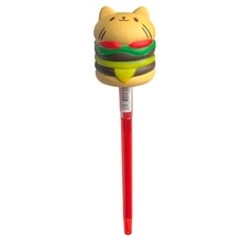 Kids Cartoon Shape Slowing Rising Pen Loop Set Squishy Stress Reliver for Writing Drawing