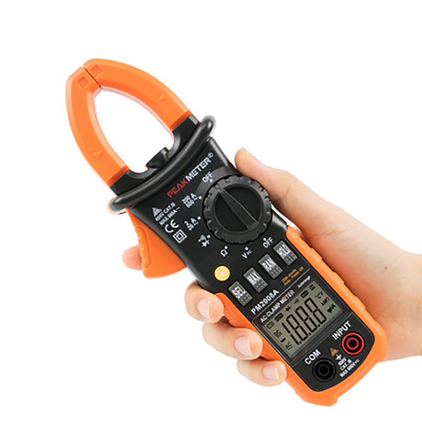 Pince de mesure numérique intelligente MS2008A, multimètre de haute précision, testeur de résistance à la tension AC
