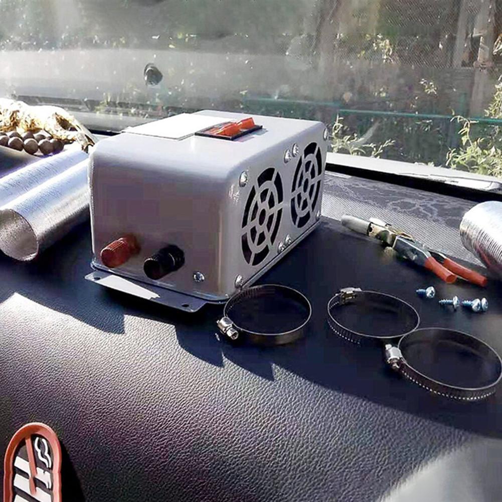 Souffleur d'air pour déglaçage intérieur | Verre de voiture haute puissance 500W/800W, moteur de chauffage du brouillard 12V/24V