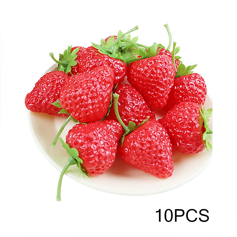 Aardbei Model Rekwisieten Decoratie Kunstmatige Aardbei Vruchten Realistische Plastic Inrichting Artikel Simulatie Aardbei Model
