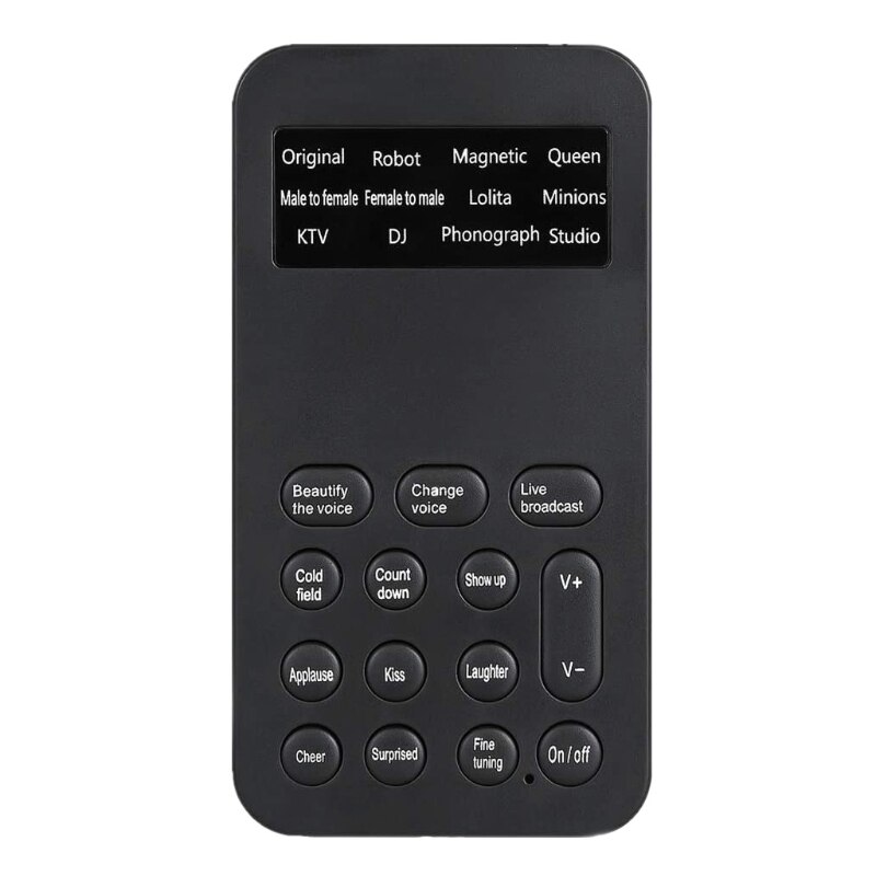 Changeur de voix pour Microphone portable, Machine à effets sonores pour PS4, Box, interrupteur, téléphone, ordinateur