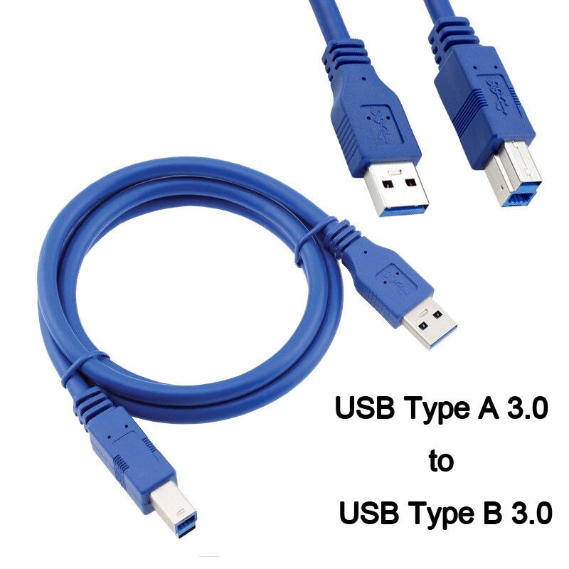 USB 3.0 Cable Type A male to USB 3.0 Type B Male Printer Extension Cable 0.5M/1M/1.5M
