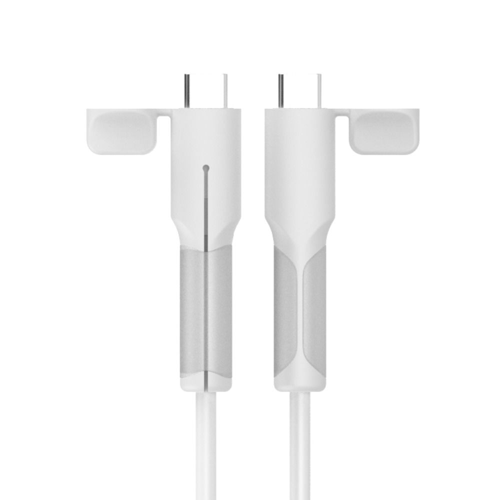 Kabelbeschermer Zachte Siliconen Hoes Type C Oplader Kabelbeschermer Praktische Accessoires: Black