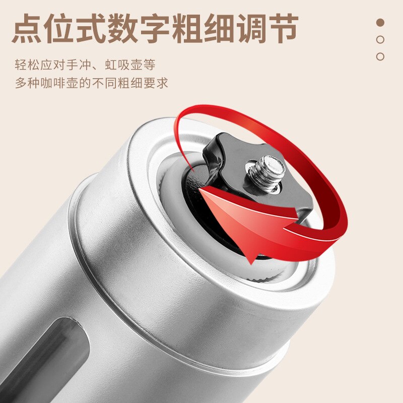 Portable stainless steel hand grinder coffee bean grinder hand grinder coffee machine coffee maker machine