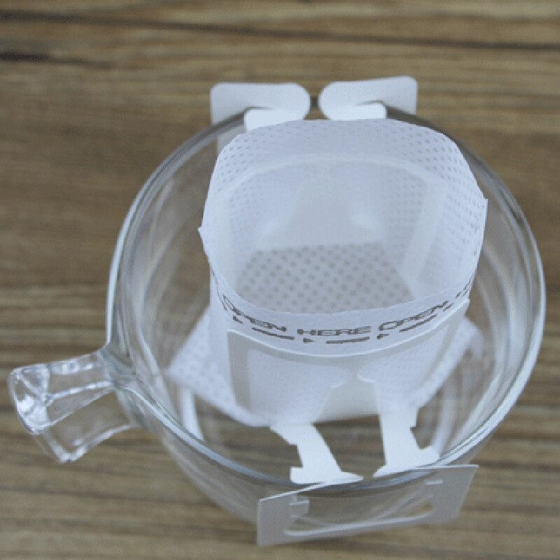 150 Stuks Wegwerp Drip Koffiefilter Zakjes - Hangende Cup Koffiefilters - Draagbare Theegereedschappen - 74x90mm