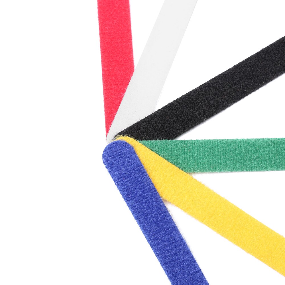 20Pcs Nylon Fastening Cable Ties Reusable Strap Earphone Mouse Cord Organizer Power Wire Protector Wiring Accessories