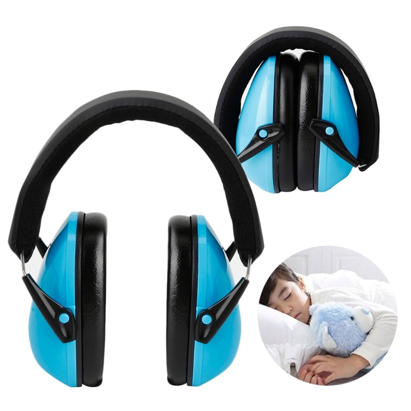 Foldable Hearing Protection Ear Muffs Noise Cancelling Earmuff for Kids Child