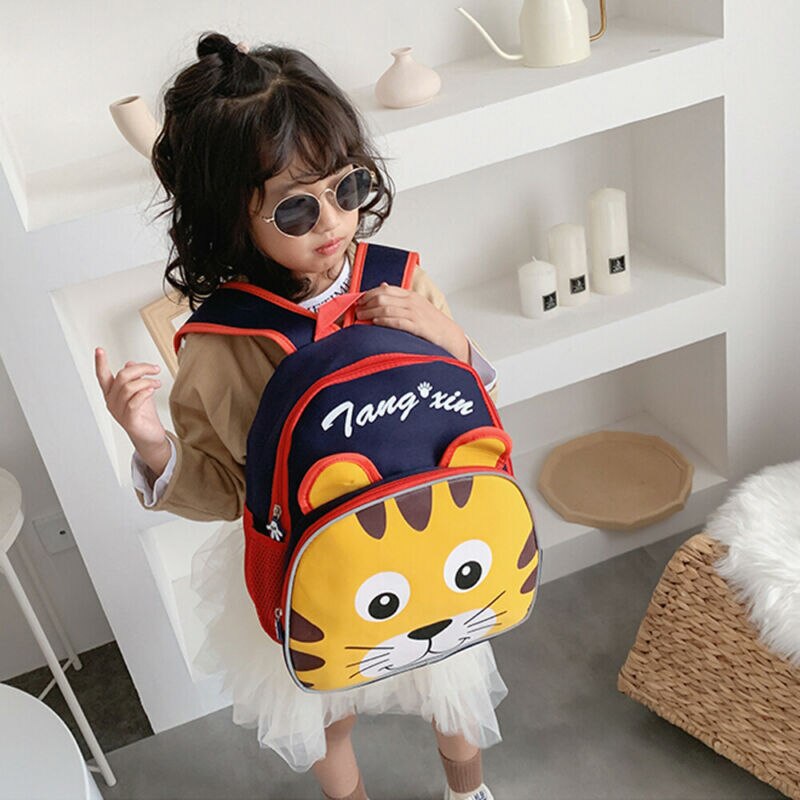 Cartoon Shoulder Bag Animal Kindergarten Schoolbag Backpack For Kids Baby Zoo Series Cute Children Schoolbag