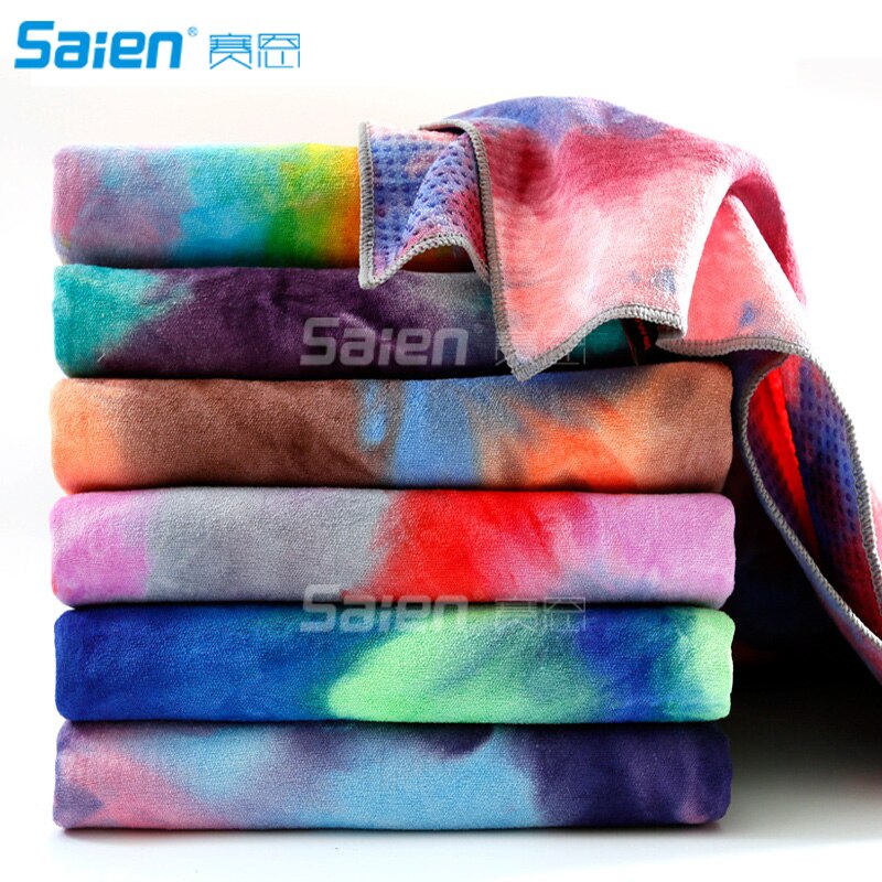 Toalla de Yoga antideslizante para Yoga, capa de microfibra y revestimiento de silicona, bolsa de transporte gratuita, perfecta para Yoga , Bikram y Pilates