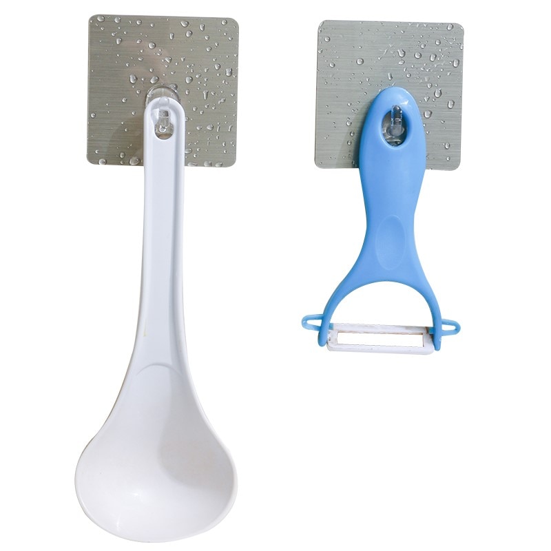 5 stuks vanzlife zelfklevende zuignappen transparante sterke haken voor de keukenrek wandhanger op de badkamer zelfklevende haakwand