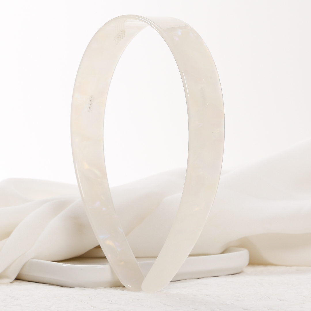 fascia per capelli leopardata fascia per capelli in acetato per ragazze e donne accessori per capelli rossi elegante copricapo moda francese largo 2.5cm: Cielo Blu