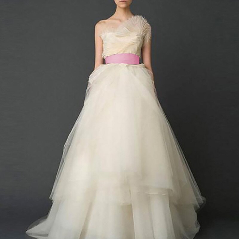 9 Colors Bright Simple Ribbon Belt Delicate Solid Wedding Bridal Evening Souvenir Daily Life Waistband Dress Decoration