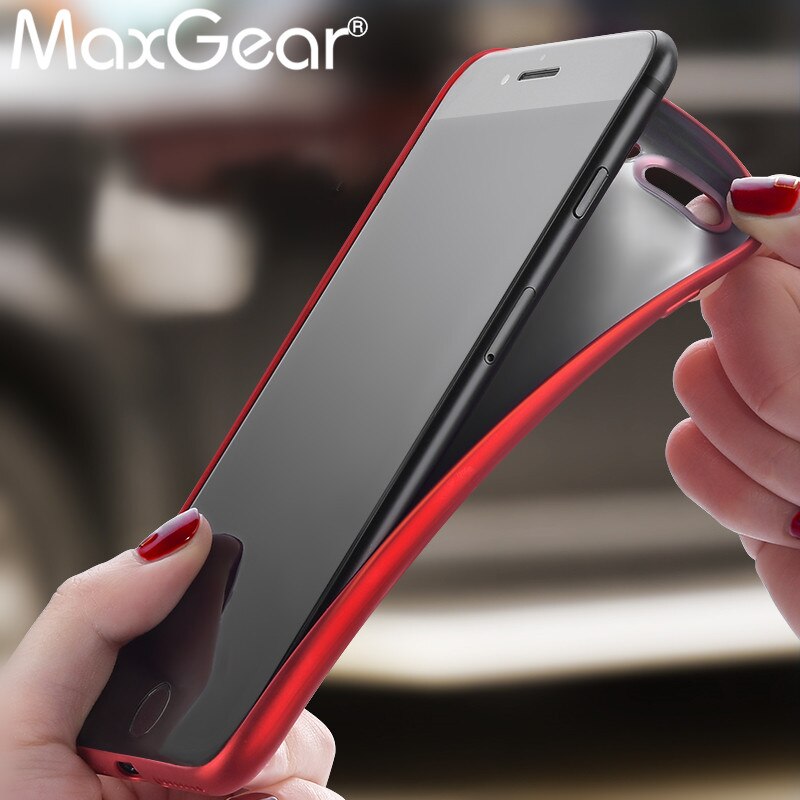 Silikonowy matowy ultra-cienki Tpu miękki futerał do iPhone 6 6S 7 7Plus 7 8 Plus X pokrowiec ochronny matowy dotyk dłoni czarny czerwony