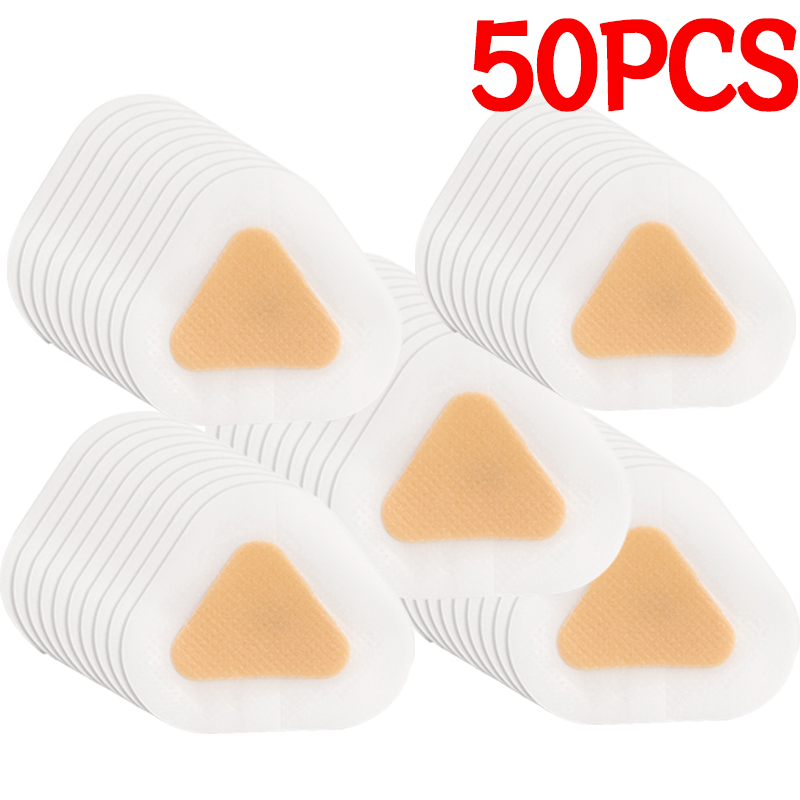 100PCS Schmerzen Relief Gel Ferse Schutz Fuß Patches Klebstoff Blister Pads Hydrokolloid Ferse Liner Schuhe Aufkleber Gips Fuß Pflege: Freier Raum