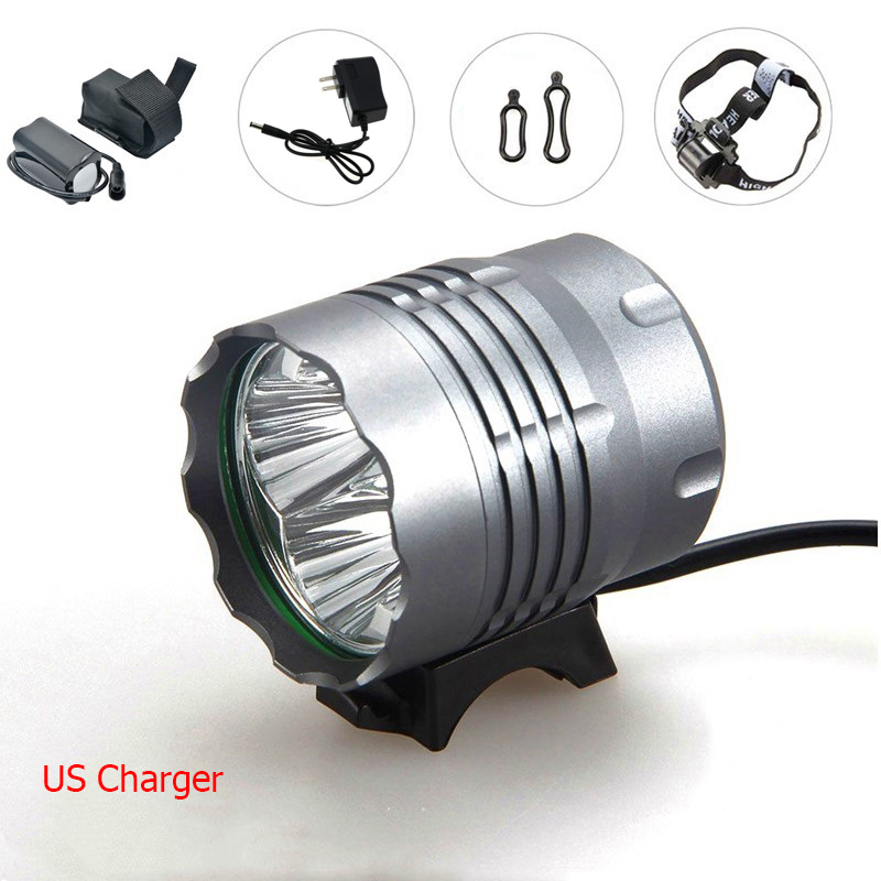 4800 Lumen 4 * T6 Fahrrad Licht Super Helle Wasserdichte MTB Rennrad Front Taschenlampe Mit 6400 mAh Batterie Radfahren lampe BC0595: YELLOW