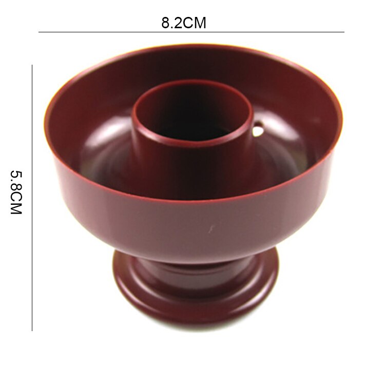 Plastic Donut Maker Quick Portable Manual Donuts Waffle Molds DIY Baking Supplies Fast Easy Dessert Doughnut Making Dispenser: Round