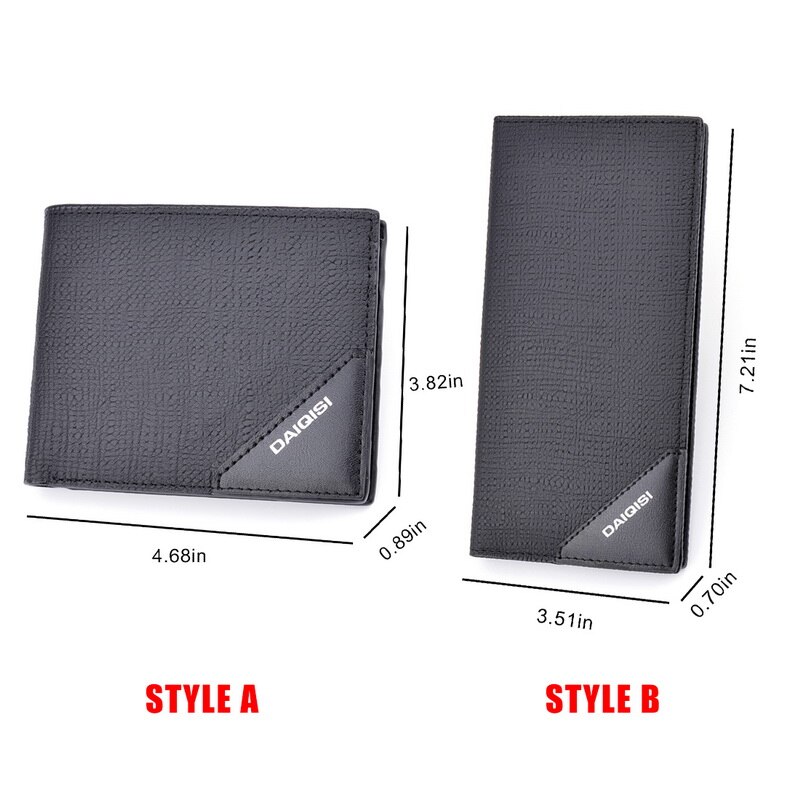 Heren portemonnee microfiber leer lange portemonnee carteira masculina hombre billeteras dunne porte heren portemonnees van leer