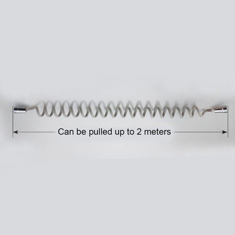 Retractable Spring Shower Hose Toilet Spray Gun Spring Hose Shower Shower PU Hose Bidet Connection Hose