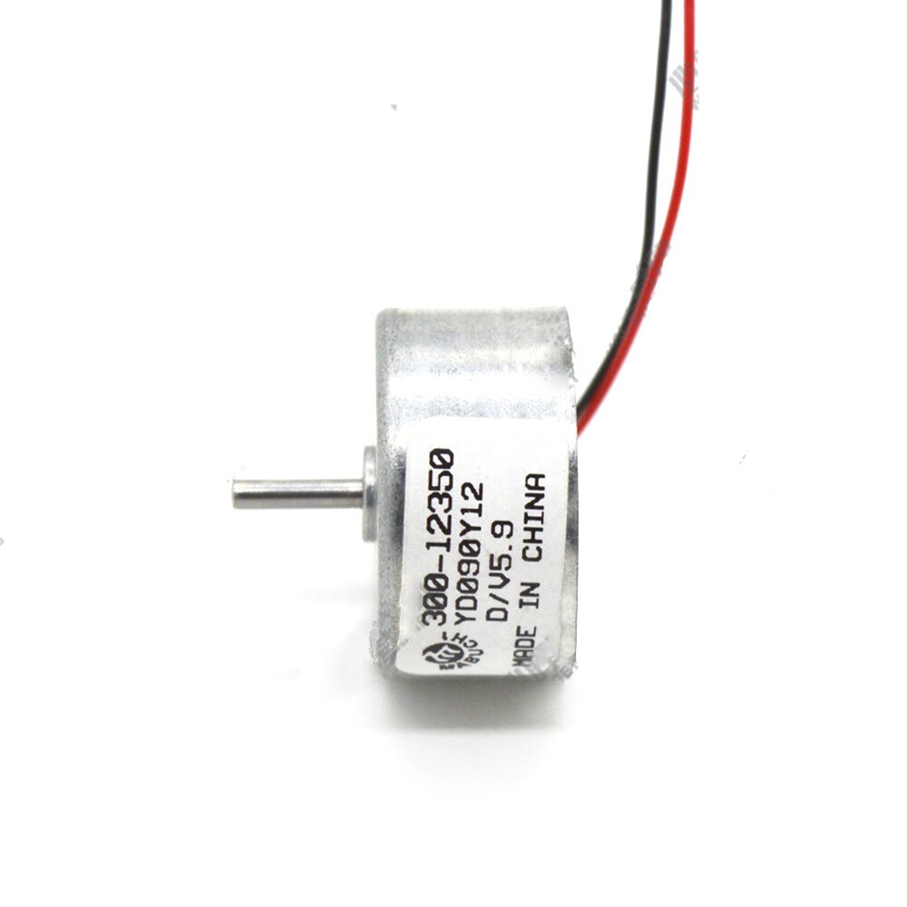 Micro Mini 24Mm Ronde Motor 300-12350 Solar Dc Motor Dc 1.5V-12V 9V voor Zonnepaneel Elektrische Hobby Speelgoed Model Accessoires