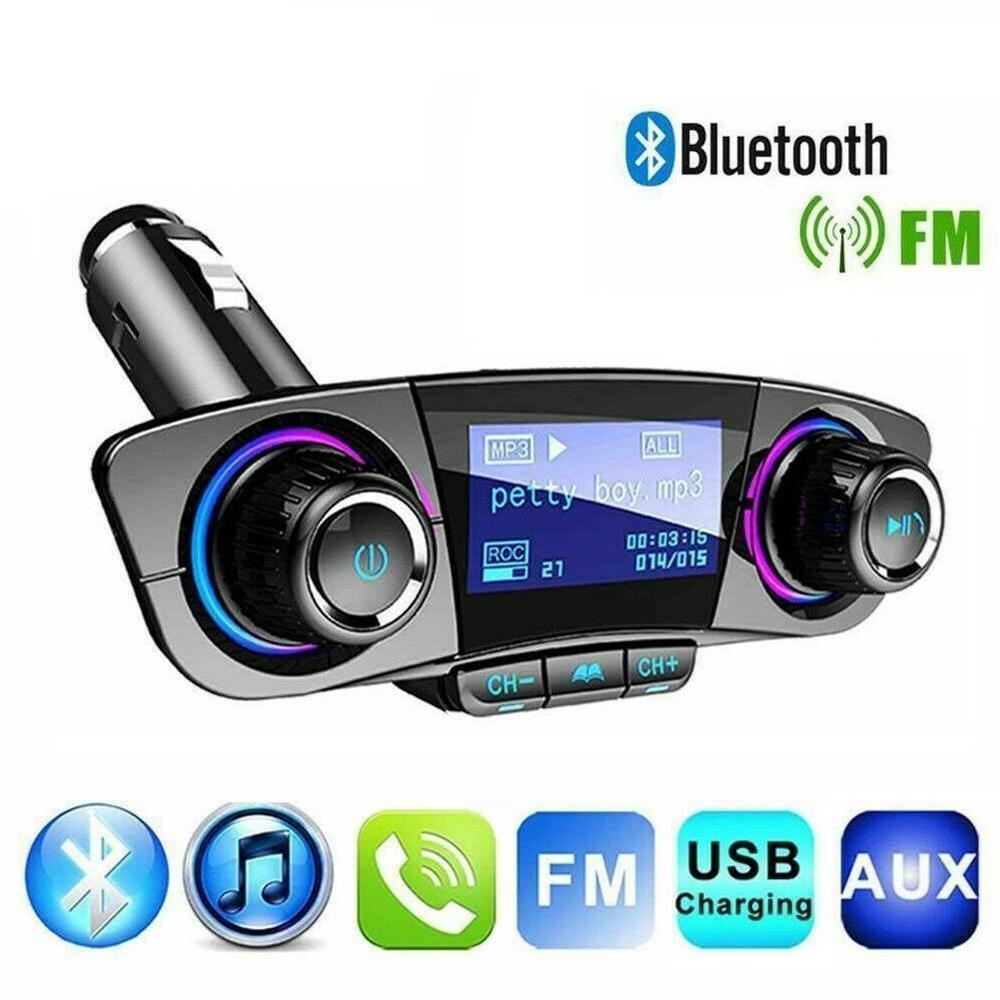 Wireless In-Car Bluetooth Fm-Zender MP3 Radio Adapter Carkit Usb Lader Auto Fm-Zender MP3 Speler