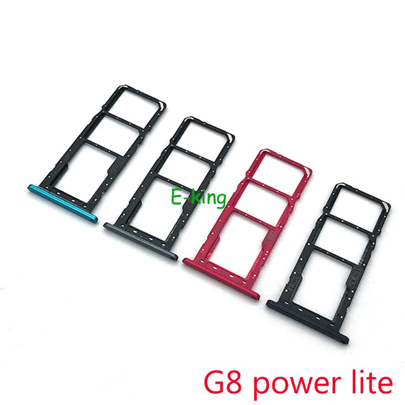 Dla Motorola Moto G8 Power Lite gniazdo karty Sim taca uchwyt gniazdo czytnika kart Sim