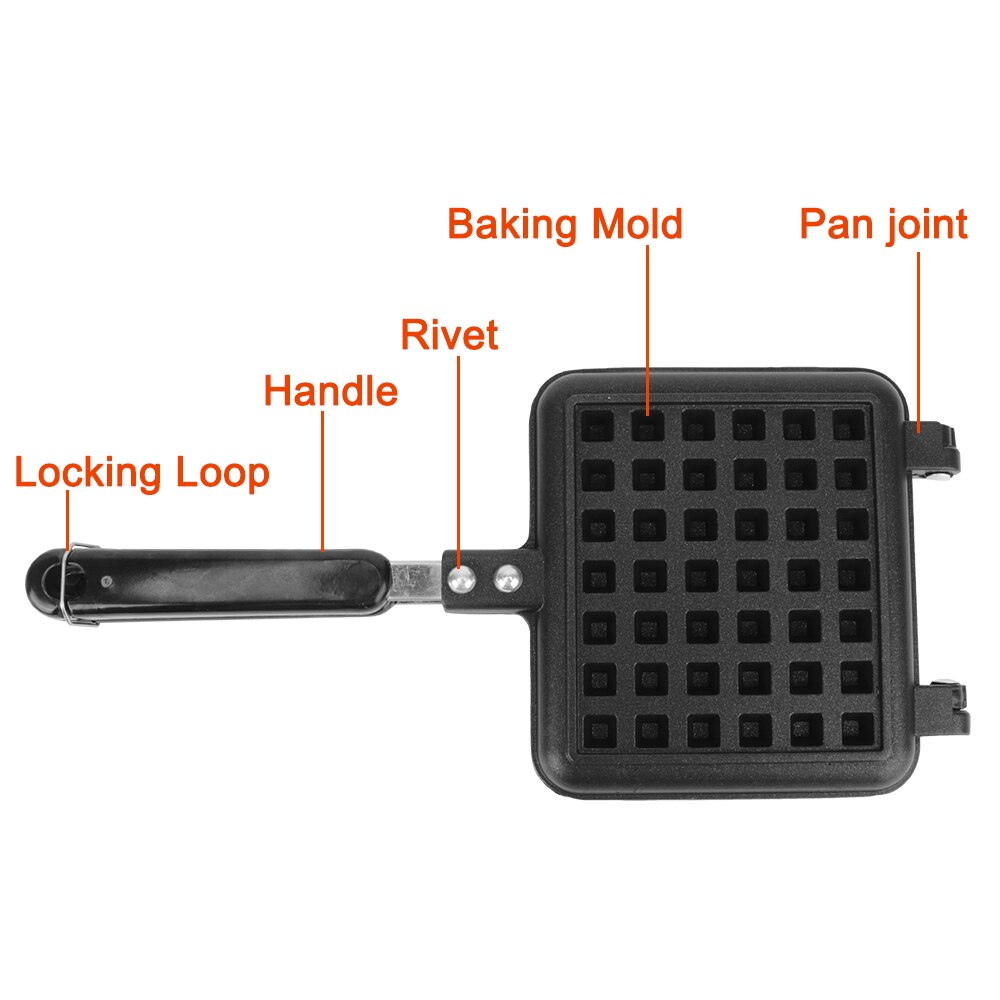 Waffle Maker Machine Cake Waffle Mold Waffles Pot Iron Baking Pan Bubble Egg Cake Oven Breakfast Machine Kitchen Cooking Tool