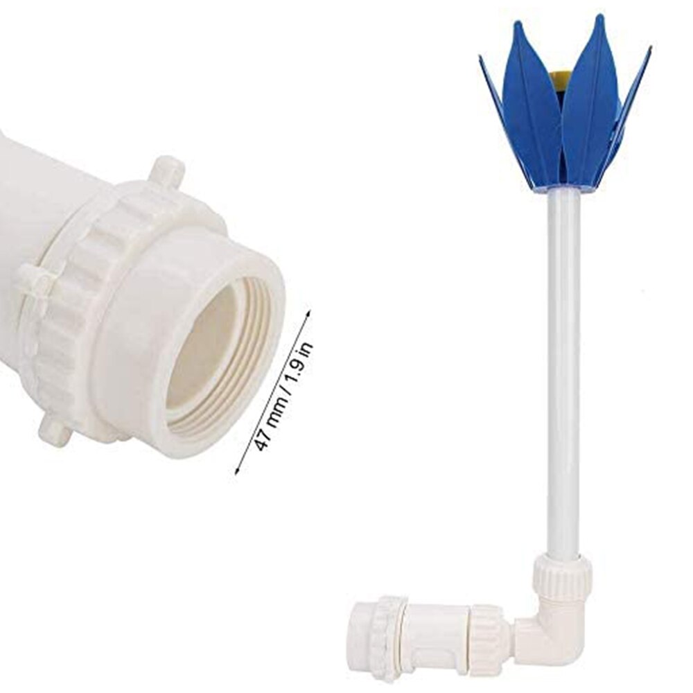 Mini Swimming Pool Waterfall Sprayer Fountain Jets Lotus Flower Nozzle Outdoor Garden Swimming Pool Accessories