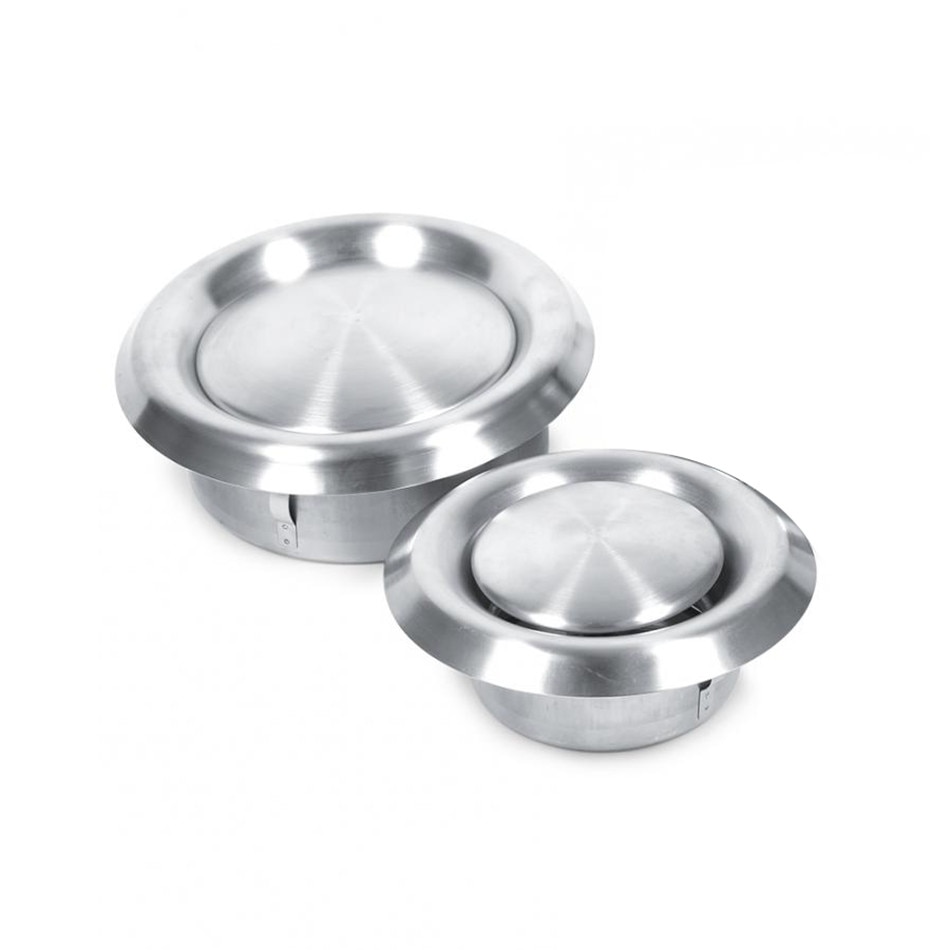 Adjustable Ceiling Home Stainless Steel Air Vent Round Ventilation Duct Cover Stainless Steel Exterior Wall Air Vent Grille