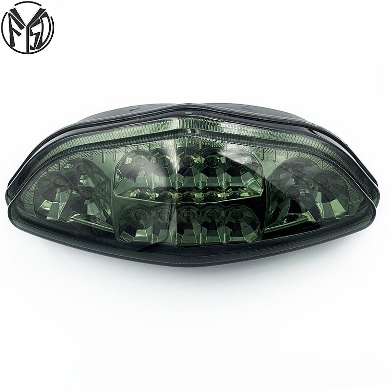 per Suzuki DL 650 DL 1000 v-strom 2003-2008 2004 2005 fanale posteriore posteriore indicatori di direzione freno luce portato integrata luce moto: fumo 2