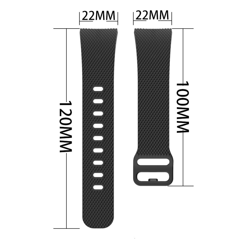 Pols Band Voor Samsung Gear Fit 2 Pro Vervanging Band Met Metalen Gesp Siliconen Horlogeband Voor Samsung Fit2 SM-R360/r365 Band