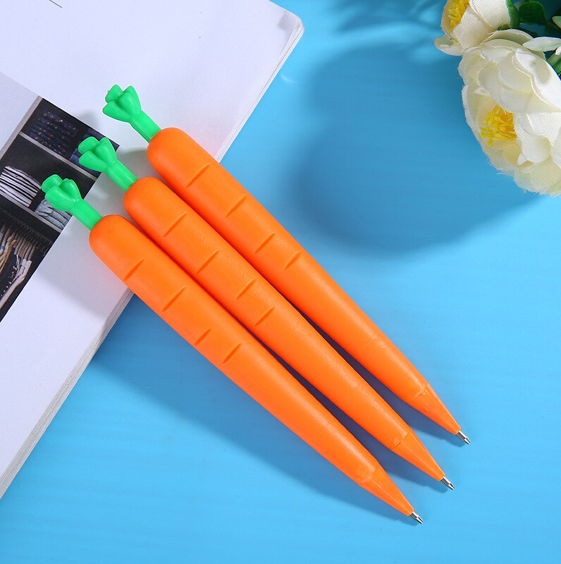 Crayon mécanique carotte pour écrire, stylo à dessin automatique mignon, fournitures scolaires et de bureau, papeterie: 1 piece