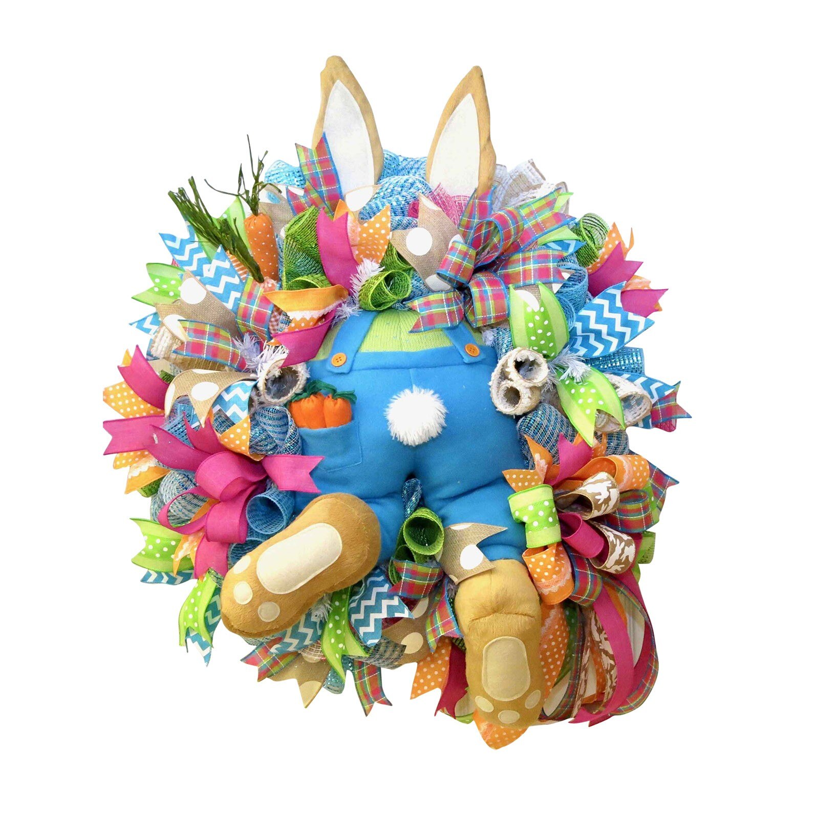 F# Easter Bunny Butt Wreath Kit Door Decorations Easter Spring Outdoor Hanging Easter Decorations For Home Wielkanoc Dekoracje: L