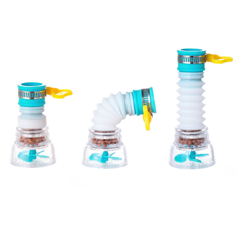 Économiseur d'eau rotatif, accessoires de cuisine, salle de bains, filtre d'arrosage, rallonges de robinet, outil télescopique de filtrage de l'eau du robinet