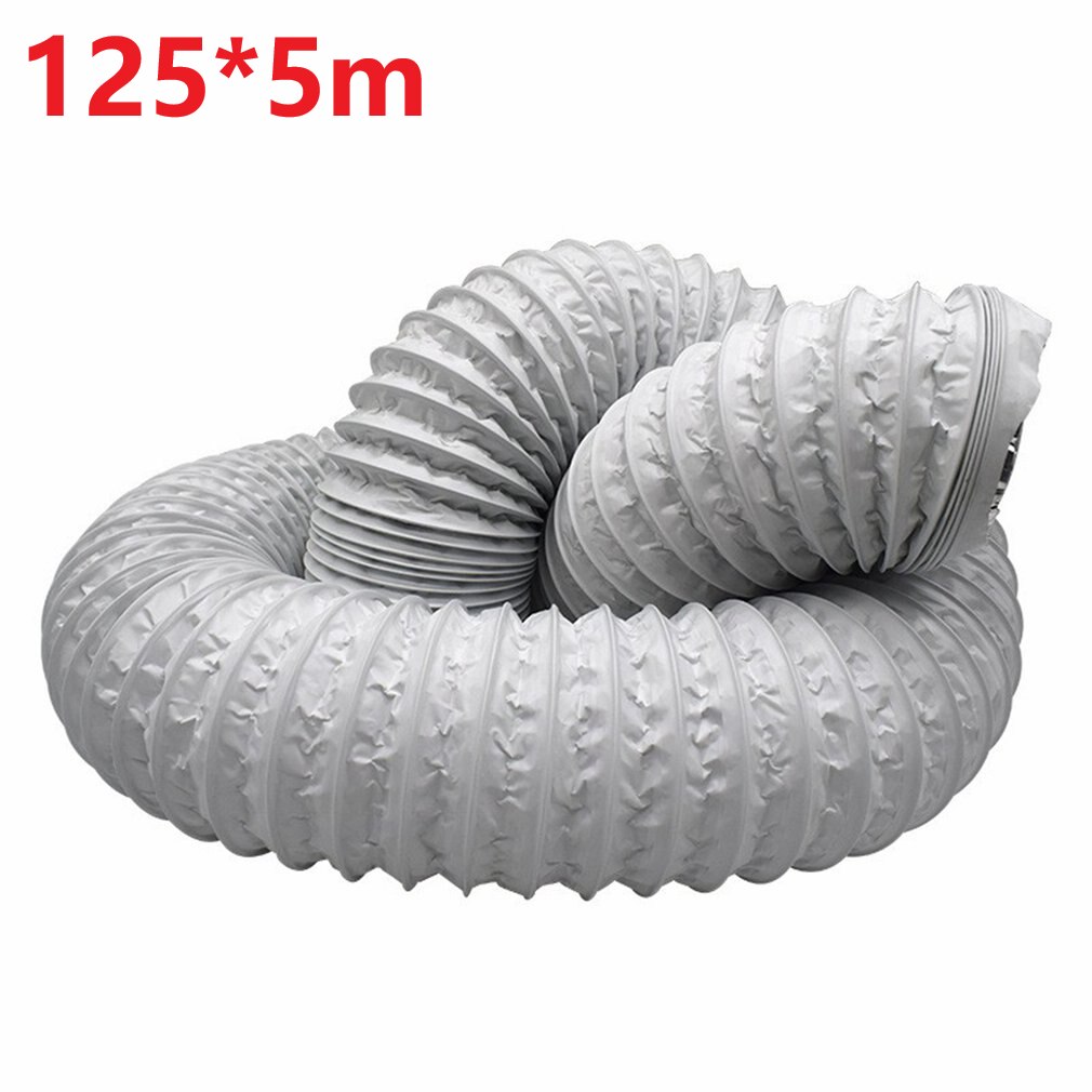 Aluminum Foil Composite Pipe Double-layer Telescopic Hose Smoke Exhaust Pipe Air-conditioning Ventilation Pipe: white-03