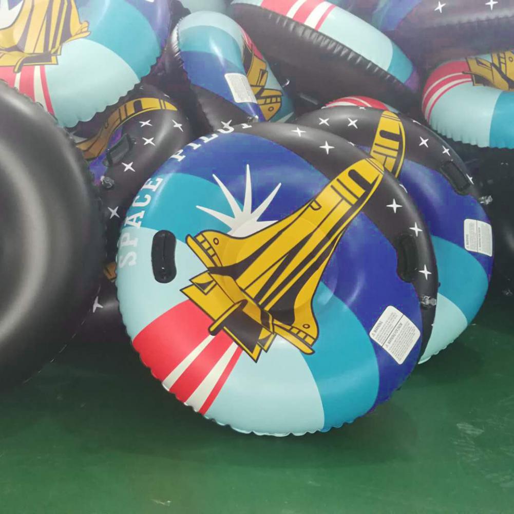 Dzieci dorośli zima odkryty sport rakieta wzór zjazd na oponie nadmuchiwane sanki