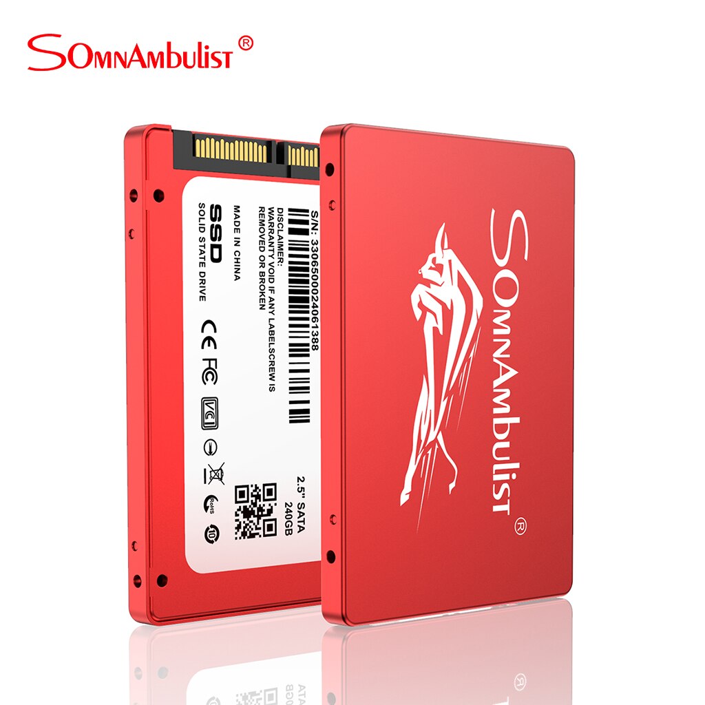 SOMNAMBULIST metal bullfighting SSD 2.5``SATA3 Hdd SSD 120gb ssd 240gb 480gb SSD 960GB internal solid state drive laptop desktop