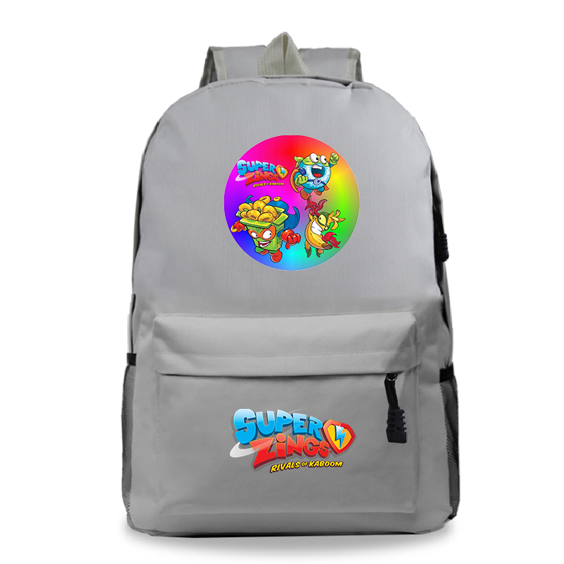 Sac A Dos Bookbag Super Zings Cartoon Rucksack Frauen Schule Taschen für Teenager Mädchen Zurück Pack Lässig Reise Rucksack kinder: 801 21