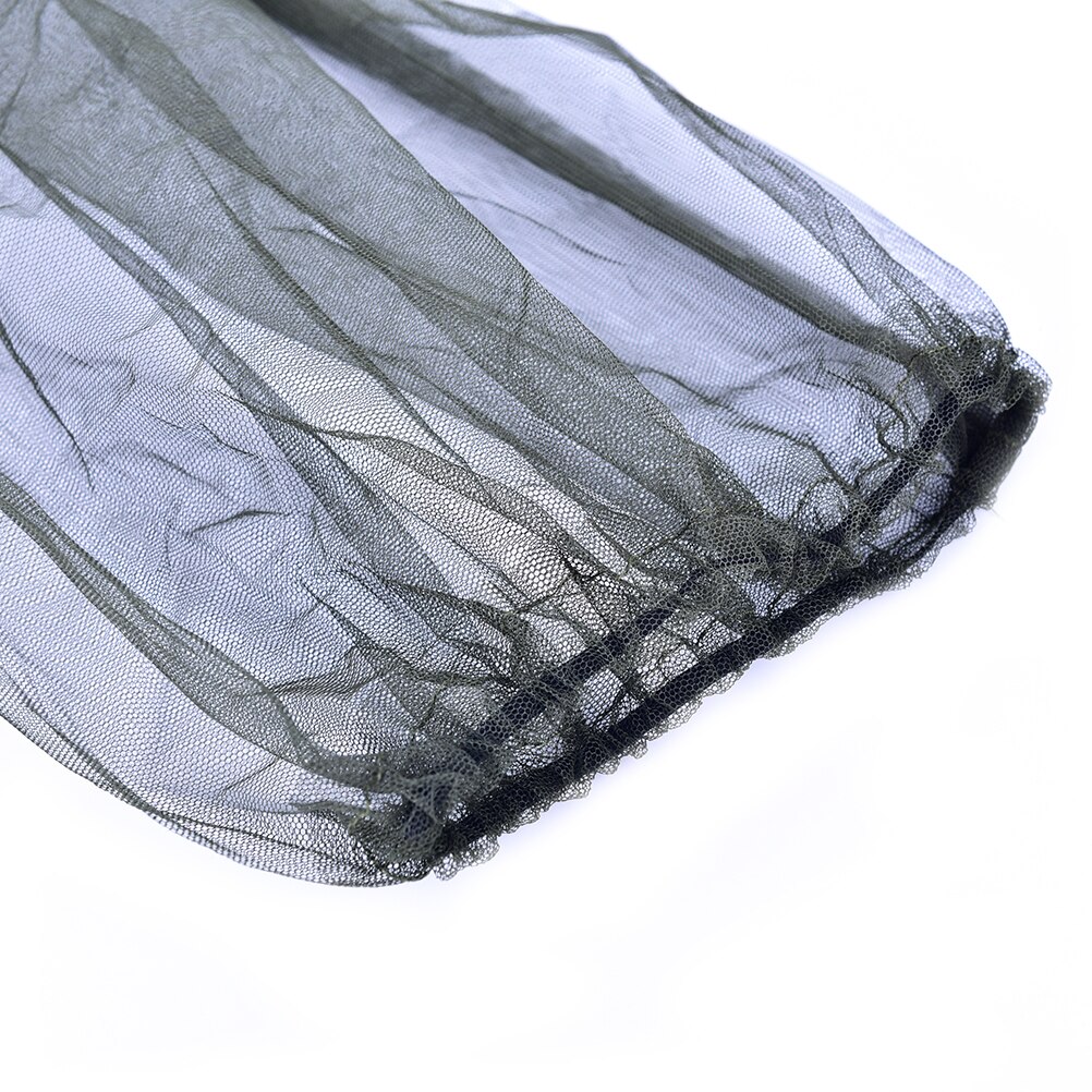 Máscara de malla antiinsectos para pesca al aire libre, sombrero de malla para proteger la cara, Midge, Bee, Mosquito, cabeza, bosque, jungla, viaje, campamento
