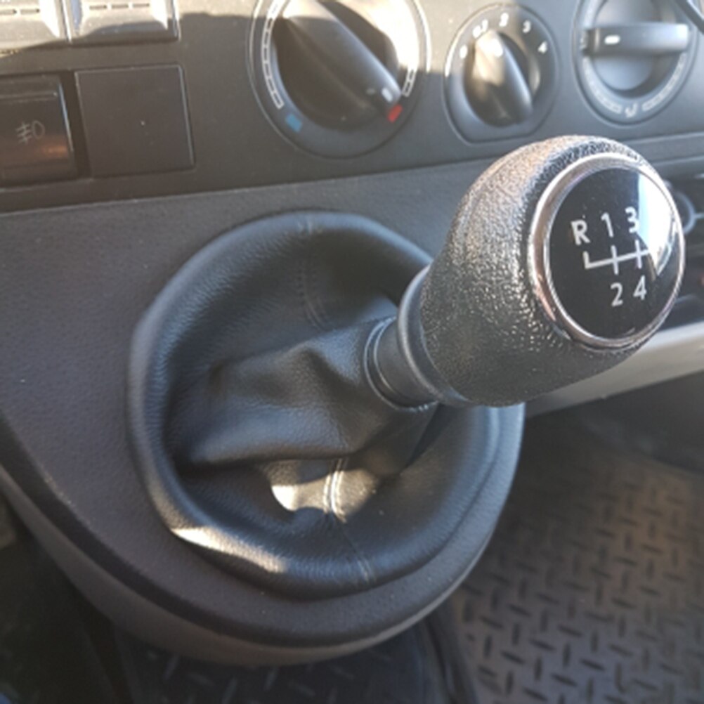 For VW Volkswagen Transporter T5 T5.1 T6 Gp 2003 5 Speed Gear Stick Shift Knob + Gaiter Boot Cover + Frame Full Kit