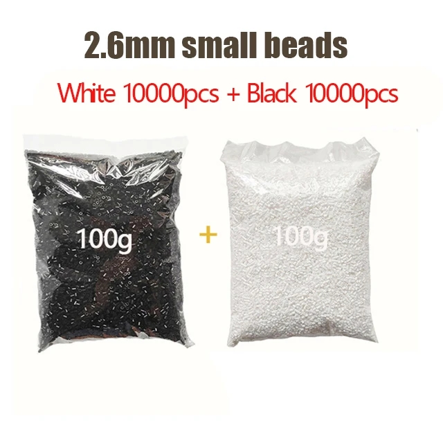 Kit de perles Perler 5mm/2.6mm, ensemble complet de perles Hama avec panneau perforé et fer, Puzzle 3D, jouet de bricolage pour enfants, jouet artisanal fait à la main,: Pastèque rouge