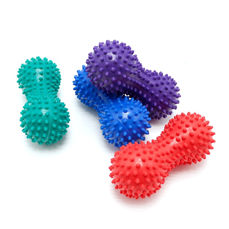 Peanut massage bold spiky trigger point relief muskelsmerter stress peanut ball terapi sundhedspleje gymnastiksal muskel relex apparater