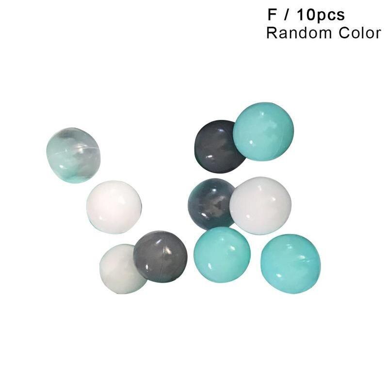 10pcs/lot Thickened Colorful Marine Ball Ocean Balls For Kids Swim Pit Toy Outdoor Fun Children's Playground Baby Ball Pool Toy: F