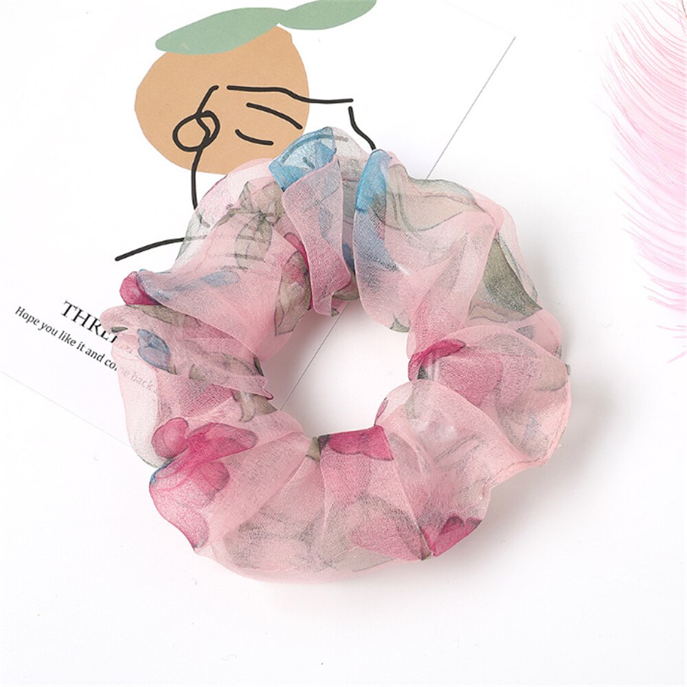 Spitze Gedruckt Haarband Frauen Kopfschmuck Pferdeschwanz Halfter Haar Seile Elastisches Haar Bands Haar Accessoires: 3