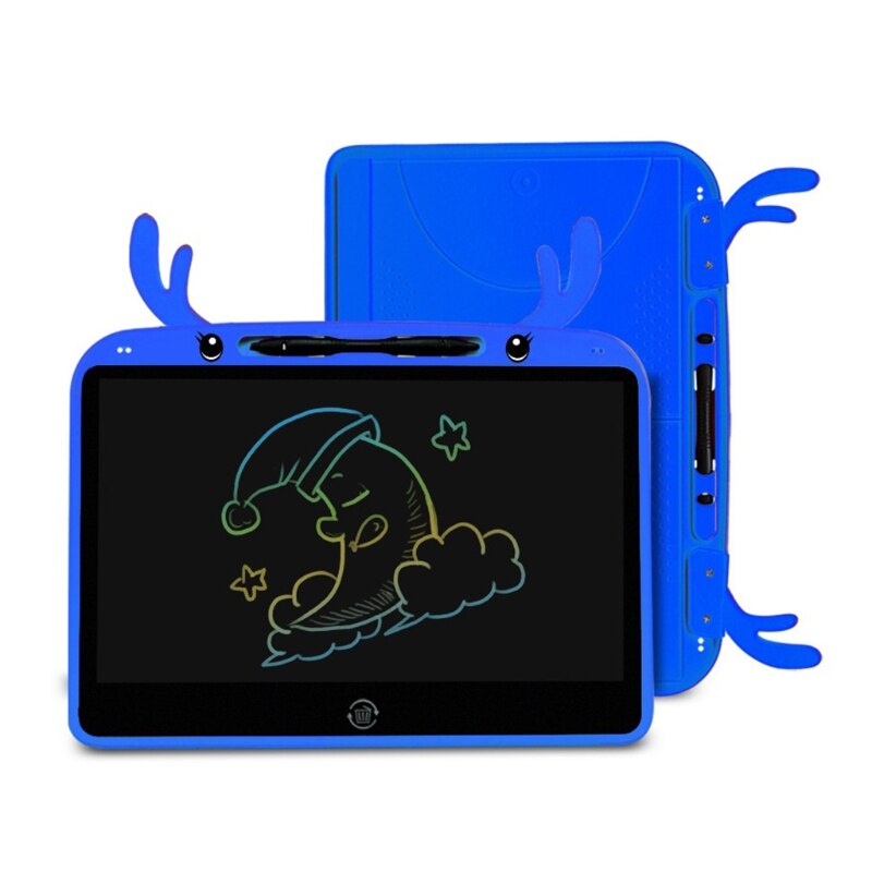 P8DC Cartoon Children&#39;s Drawing Pad Christmas Elk Graffiti Handwriting Board Electronic Pad Light Kids Cartoon Elk