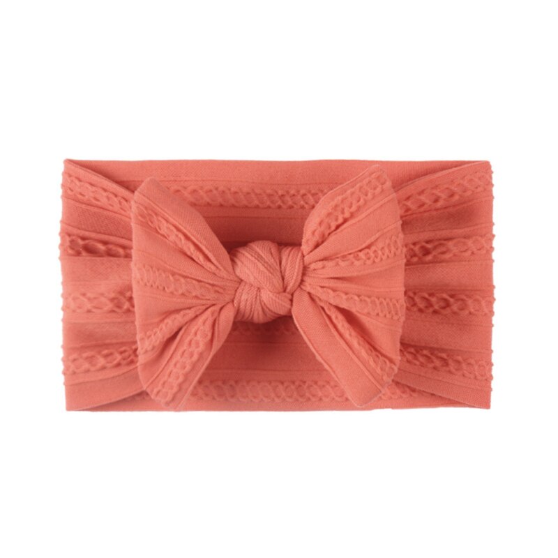 1Pcs Floral Bows Baby Headband Dot Bowknot Hairband Baby Girl Headbands nylon chiffon Kids Hair Band Girls Hair Accessories: 09