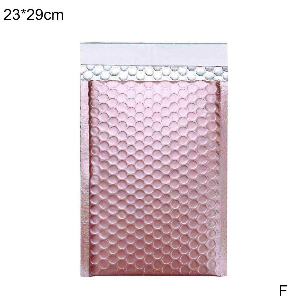 1Pc 11cmx13cm 15cmx20cm Rose Gold Bubble Bag Waterproof Packaging Gold Foil Bubble Bags Envelop For Padded Mailer: Light Grey