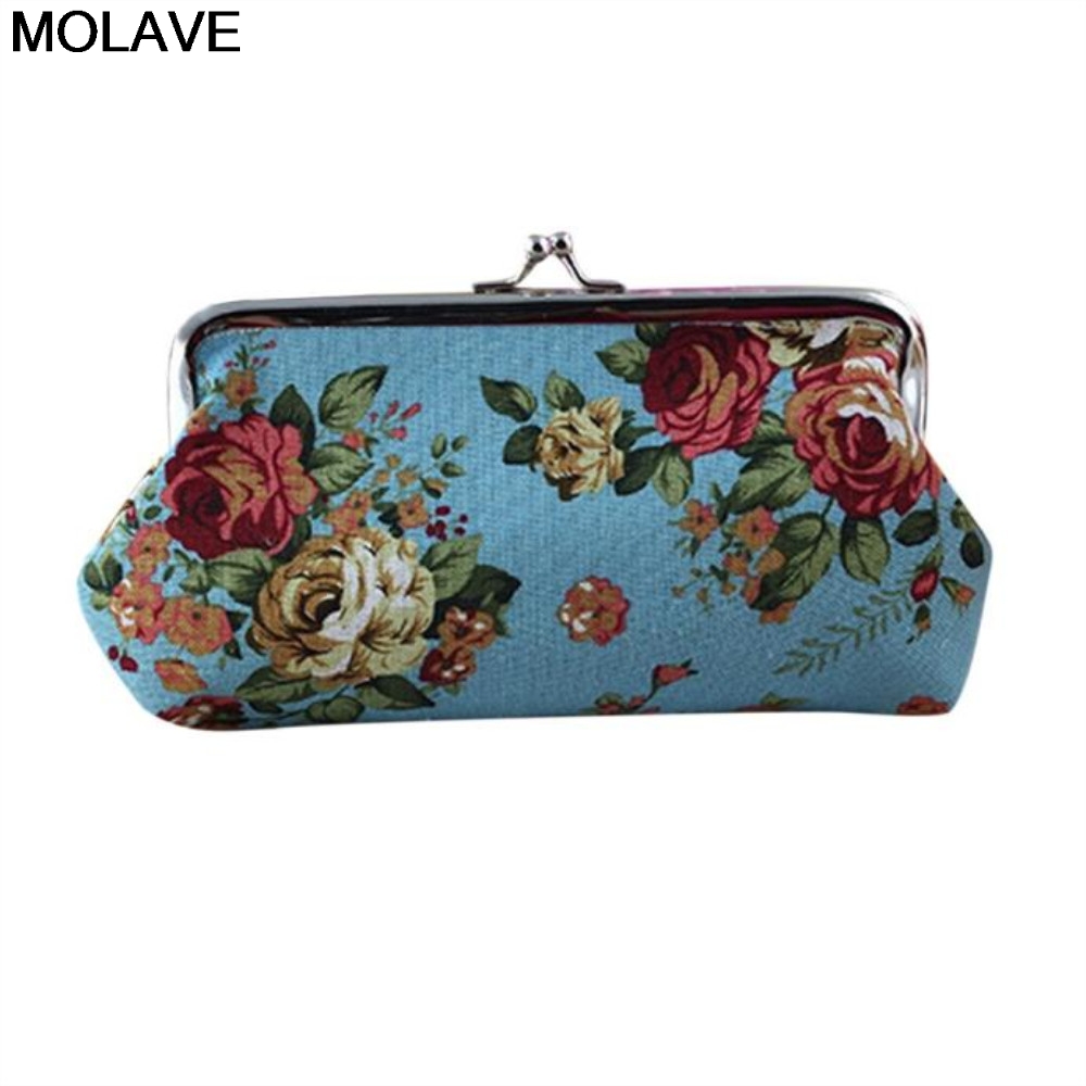 Molave carteira feminina de bolso, mini carteira de mão para mulheres, retrô, vintage, com fecho, bolso para moedas, niqueleira