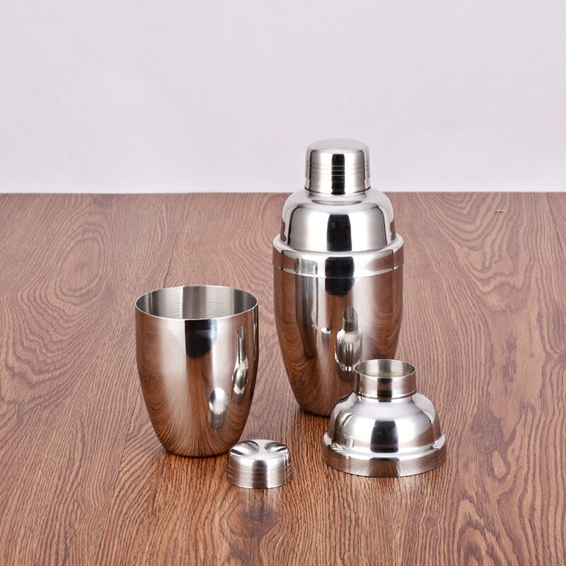 Rustfritt stål cocktail shaker vann øl flaske vinholder blandebatteri beholder barware drinkware fest hjemme bar tilbehør verktøy